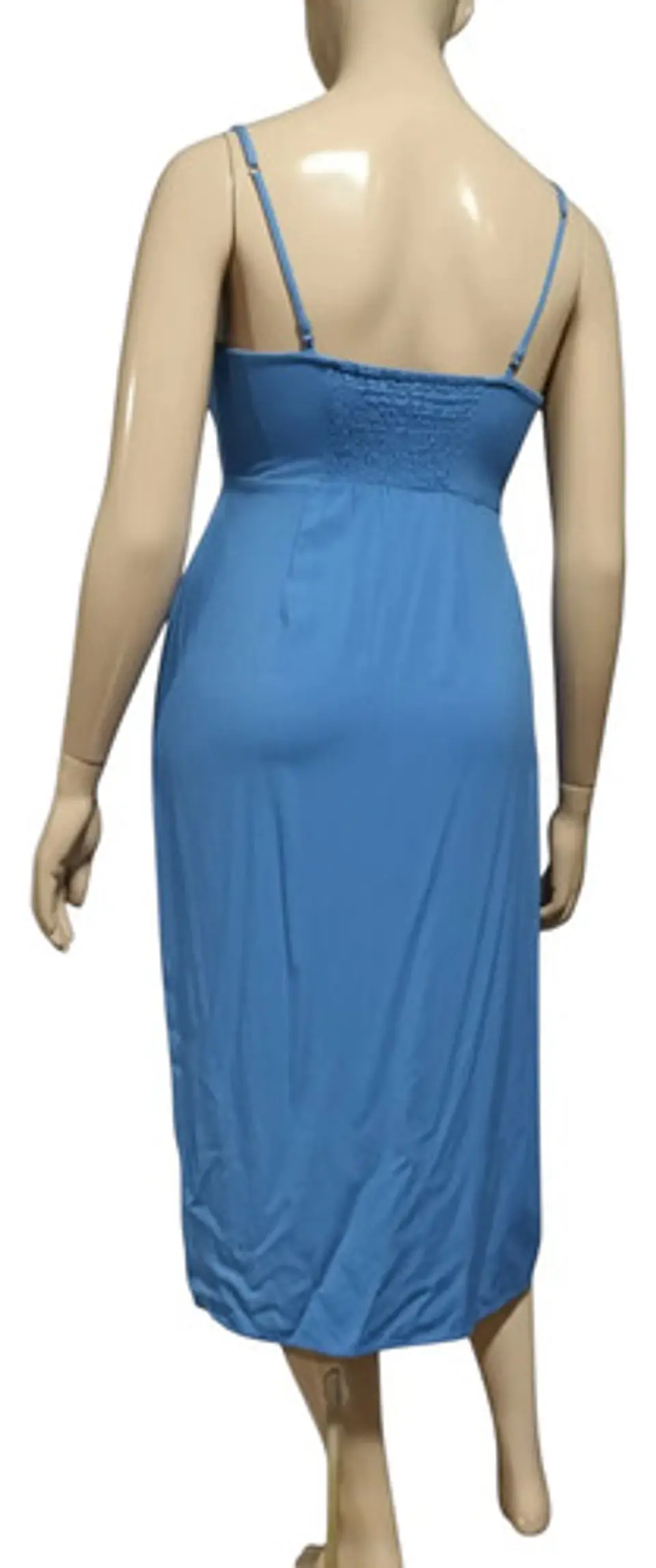 Vestido Solero Midi Con Aberturas Y Argolla Central Talla Xl 6
