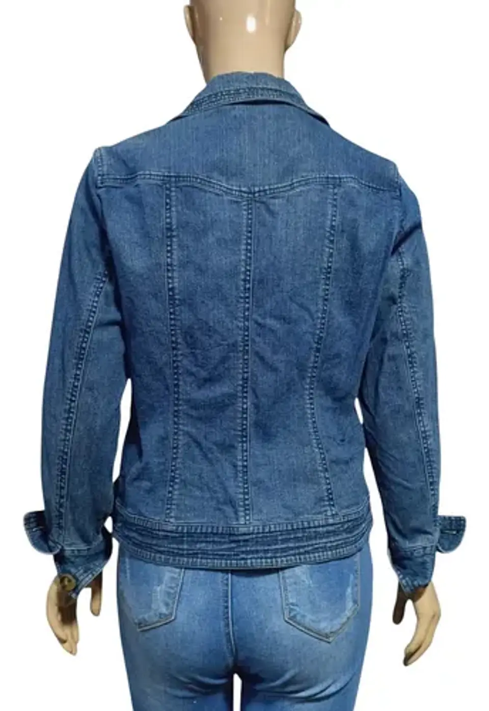 Chaqueta De Mezclilla Coldwater Creek Para Mujer Talla M - L 5