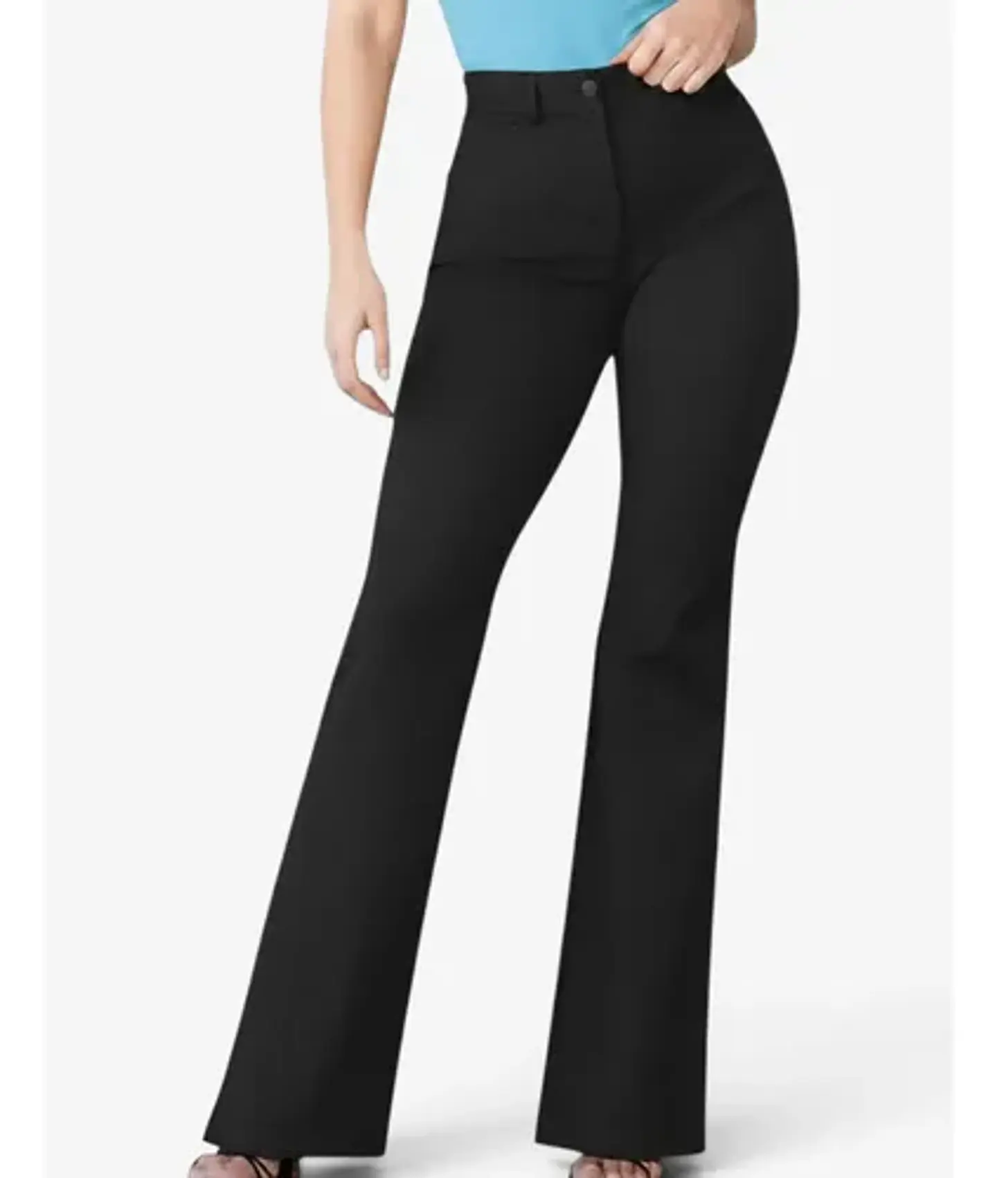 Pantalón Importado Express Curvy High Rise Flare - Talla 36 1