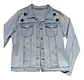 Chaqueta De Mezclilla Con Alas Y Corazon De Lentejuelas Xl - Miniatura 5