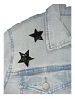 Chaqueta De Mezclilla Con Alas Y Corazon De Lentejuelas Xl - Miniatura 8