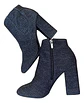 Botines Marc Fisher De Textil Brillante Taco Alto - Talla 40 - Miniatura 2