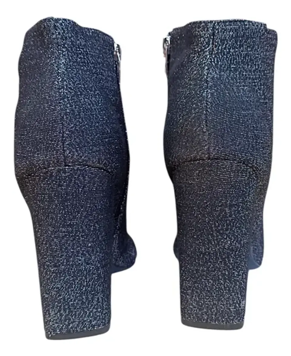 Botines Marc Fisher De Textil Brillante Taco Alto - Talla 40 6