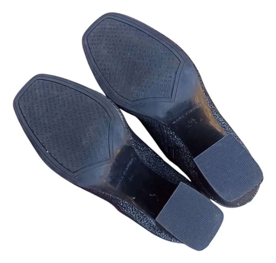 Botines Marc Fisher De Textil Brillante Taco Alto - Talla 40 7