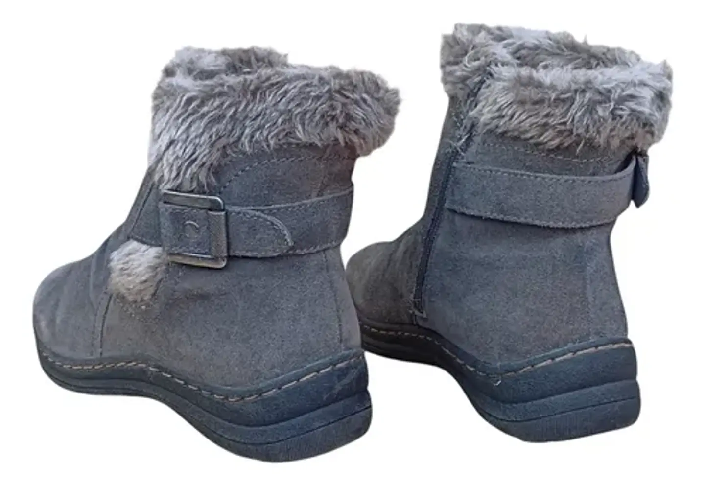 Botín Plano Importado Baretraps Cuero Gamuza - Talla 37.5 5