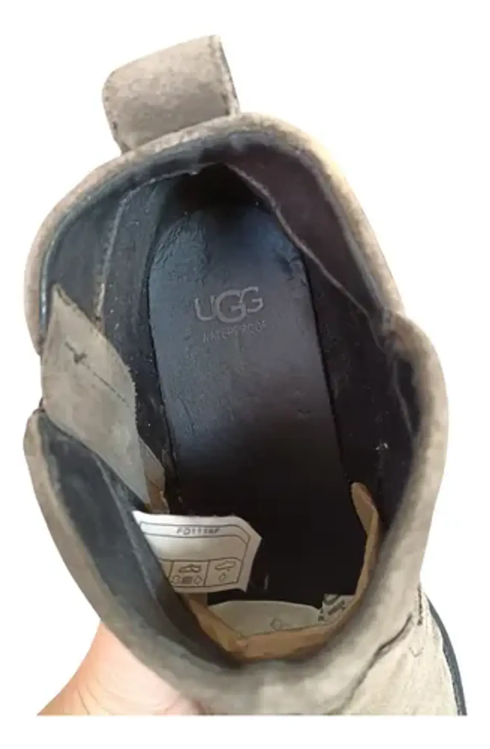 Botín UGG Cuero Gamuza Modelo Auero Waterproof Talla 39.5 6