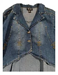 Chaqueta de Mezclilla Tipo Blazer Para Mujer Talla Grande 3XL - Miniatura 6