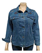 Chaqueta Mezclilla Alas Y Ojo Turco De Lentejuelas Xl - 2xl - Miniatura 2