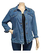 Chaqueta Mezclilla Alas Y Ojo Turco De Lentejuelas Xl - 2xl - Miniatura 6
