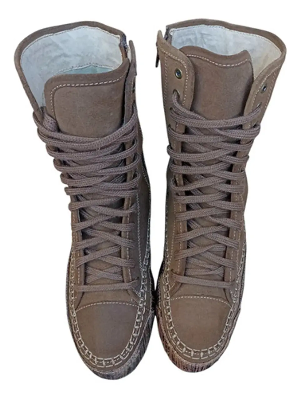 Botín Plano Tipo Zapatilla Ruff Hewn Cuero -  Talla 38.5 3