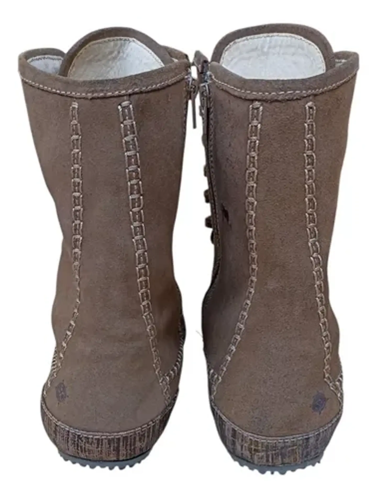 Botín Plano Tipo Zapatilla Ruff Hewn Cuero -  Talla 38.5 5