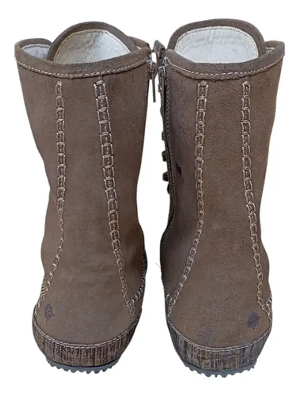 Botín Plano Tipo Zapatilla Ruff Hewn Cuero -  Talla 38.5 5