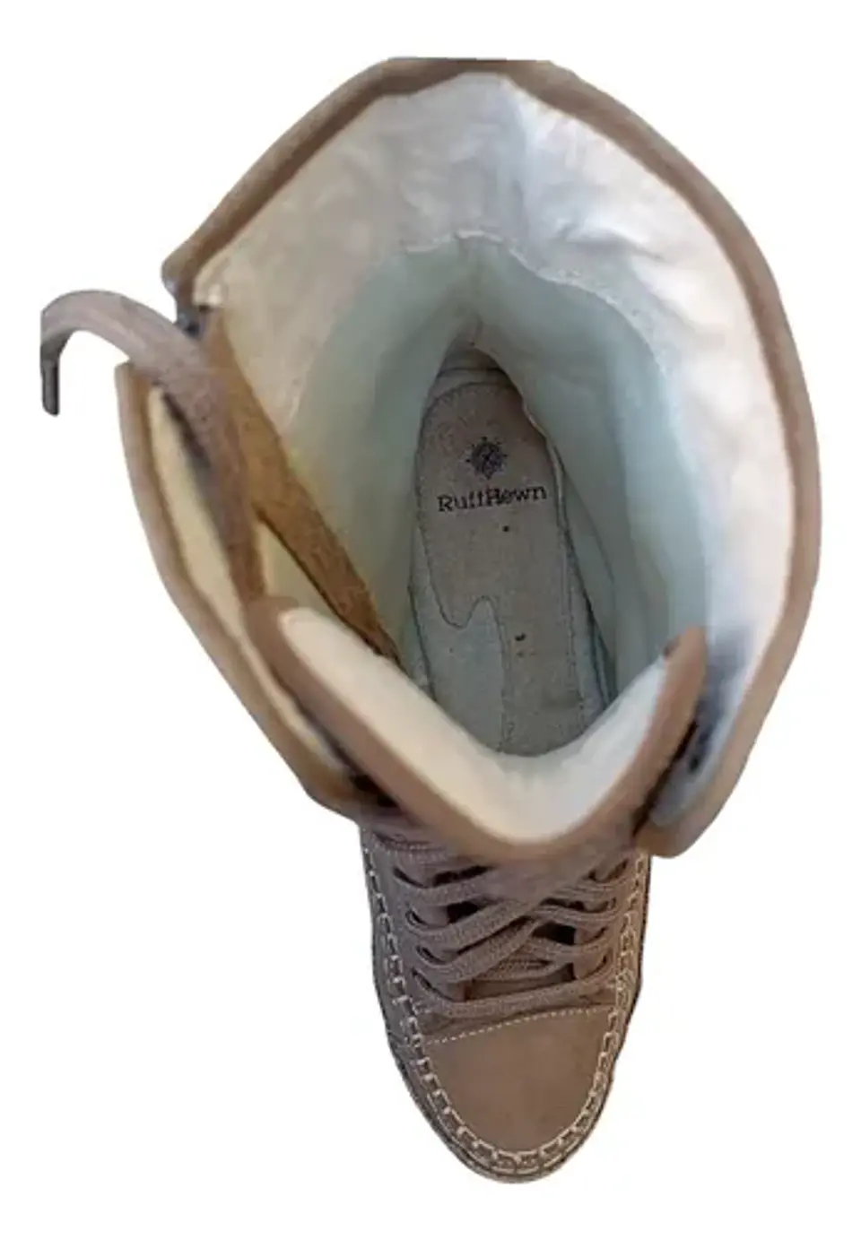 Botín Plano Tipo Zapatilla Ruff Hewn Cuero -  Talla 38.5 6