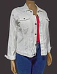 Chaqueta De Mezclilla Blanca Crossroads Talla Xl - 2xl - Miniatura 4