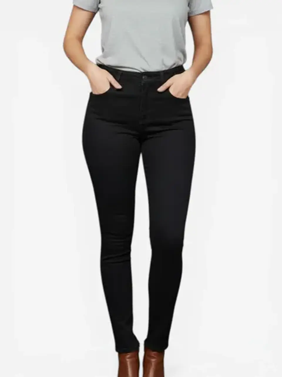 Jeans Wados Negro Pitillo Push Up Talla 40 - Semi Nuevo 1