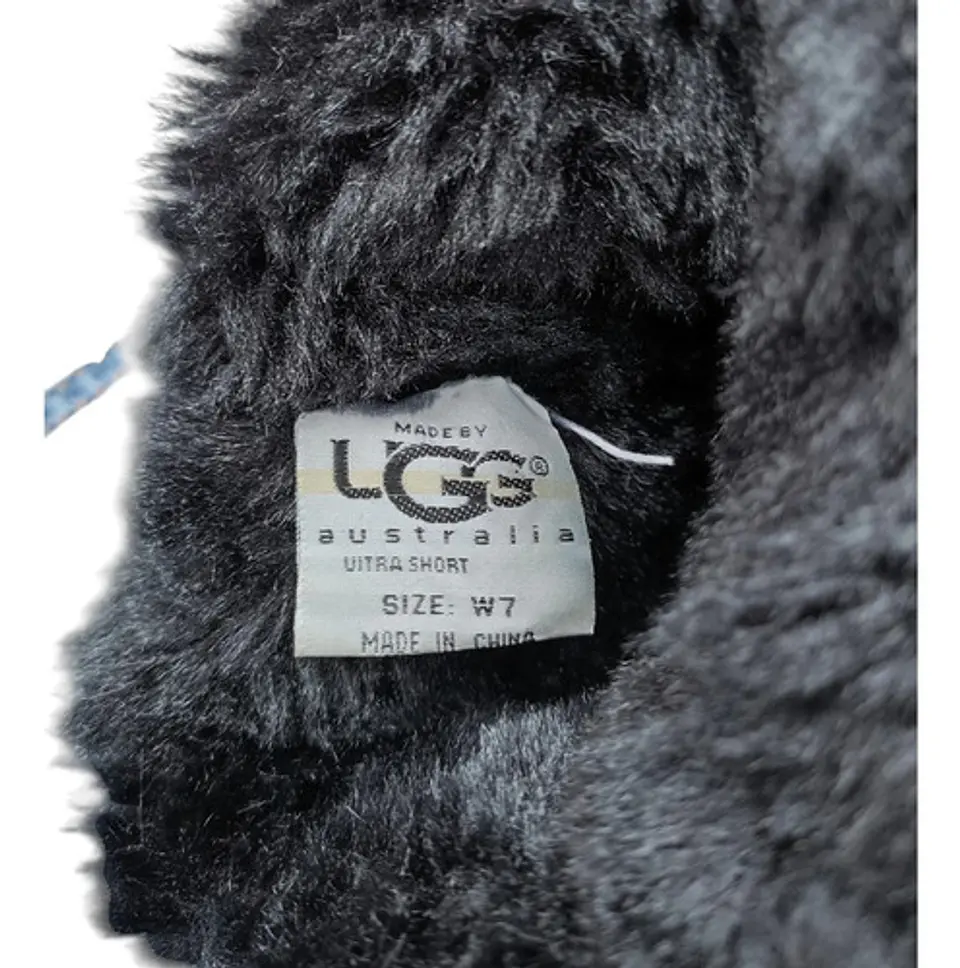 Bota UGG Australia Ultra Short Piel De Oveja Negra - Talla 37 8