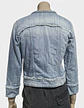Chaqueta De Mezclilla Mango Corta Desflecada Mujer Talla S - Miniatura 4