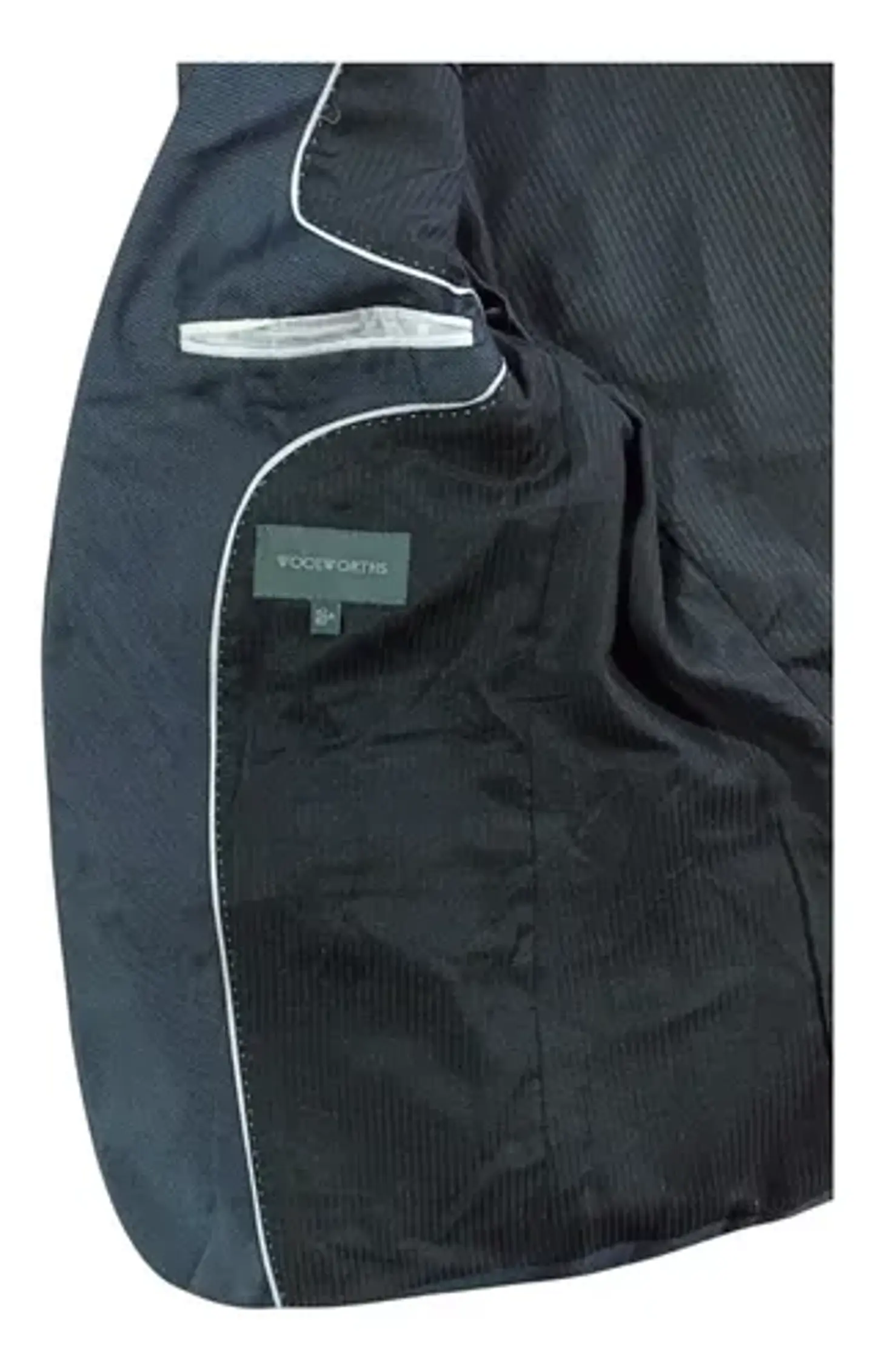 Blazer Woolworths Azul Oscuro Elegante Semi Formal - Talla L 5