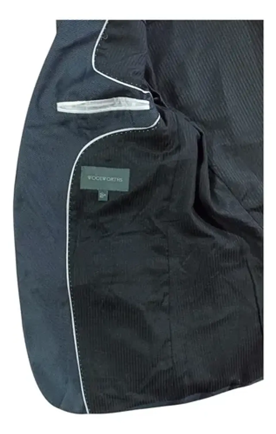 Blazer Woolworths Azul Oscuro Elegante Semi Formal - Talla L 5