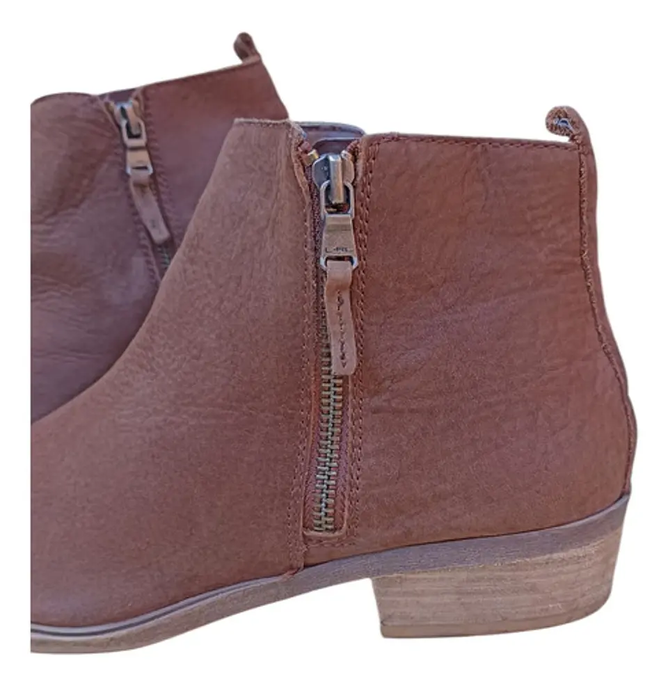 Botín Ralph Lauren Para Mujer Con Taco Bajo - Talla 39 5