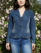 Chaqueta de Mezclilla Tipo Blazer Entallado - Talla XL - Miniatura 1