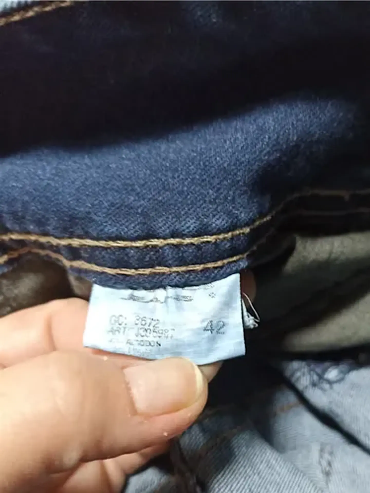 Jeans Wados Rectos Push Up Tiro Alto Pretina Ancha Talla 42 7