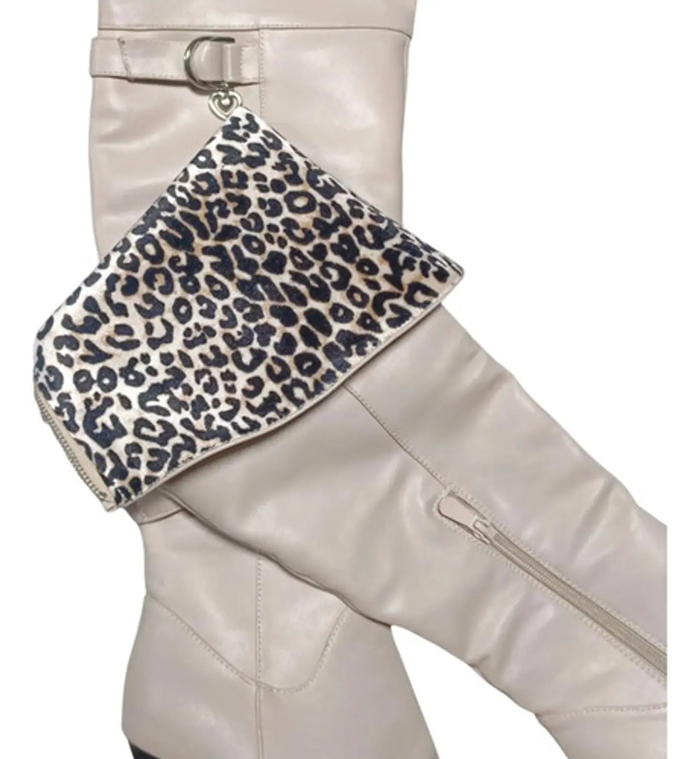 Botas Bucaneras Plegable Taco Alto Caña Estrecha - Talla 37.5  7
