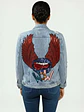 Chaqueta Mezclilla Old Navy Con Alas De Lentejuelas Talla Xl - Miniatura 1