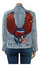 Chaqueta Mezclilla Old Navy Con Alas De Lentejuelas Talla Xl - Miniatura 3