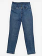 Jeans Wados Ajustados Tiro Alto Pretina 3 Botones Talla 42 - Miniatura 2