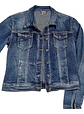 Chaqueta De Mezclilla Mujer Azul Clásica Talla L / Xl - Miniatura 8