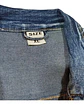 Chaqueta De Mezclilla Mujer Azul Clásica Talla L / Xl - Miniatura 9
