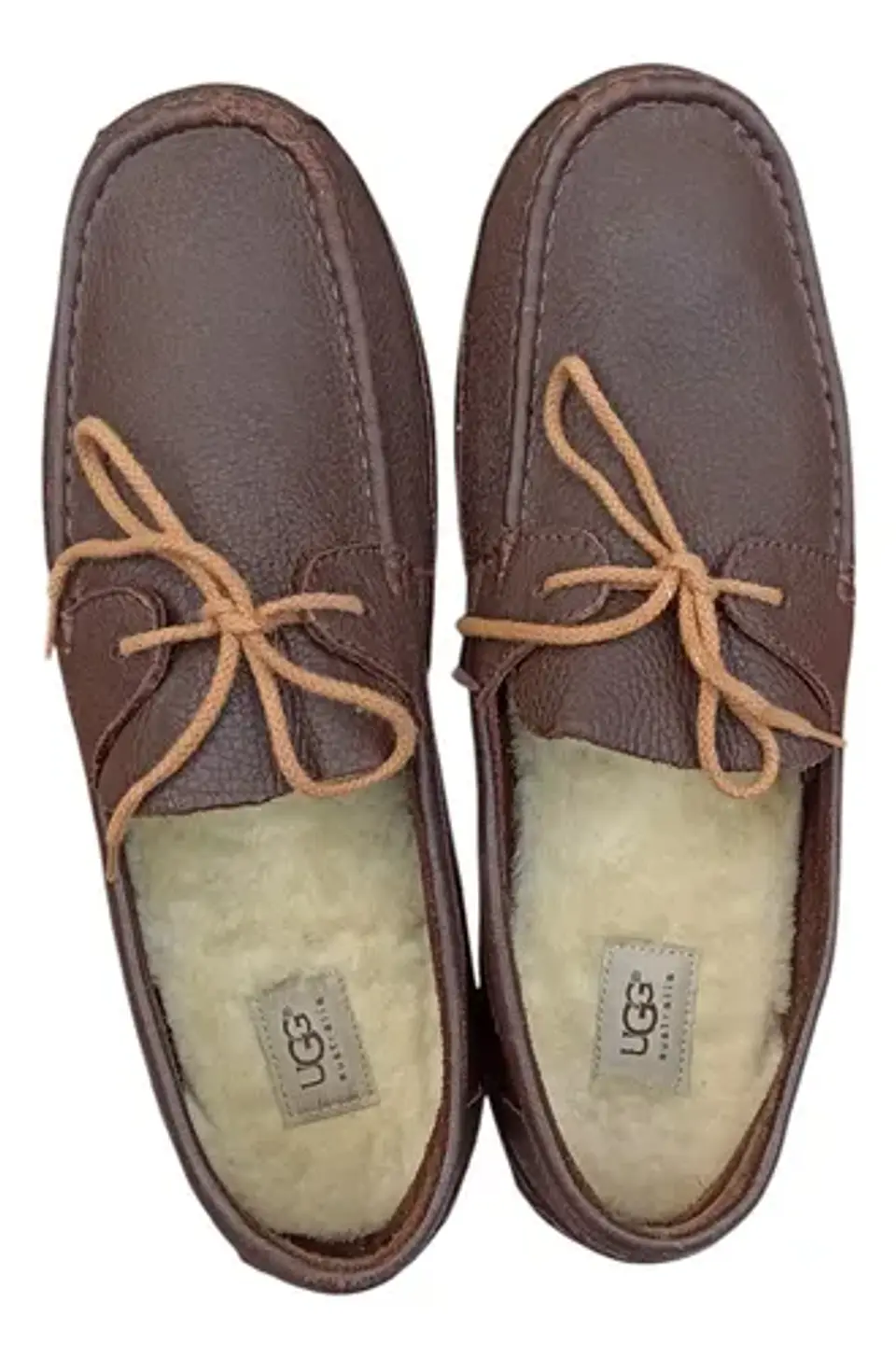 Mocasines UGG De Cuero Marrón Para Hombre - Talla 45.5 3