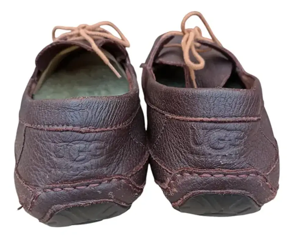Mocasines UGG De Cuero Marrón Para Hombre - Talla 45.5 4