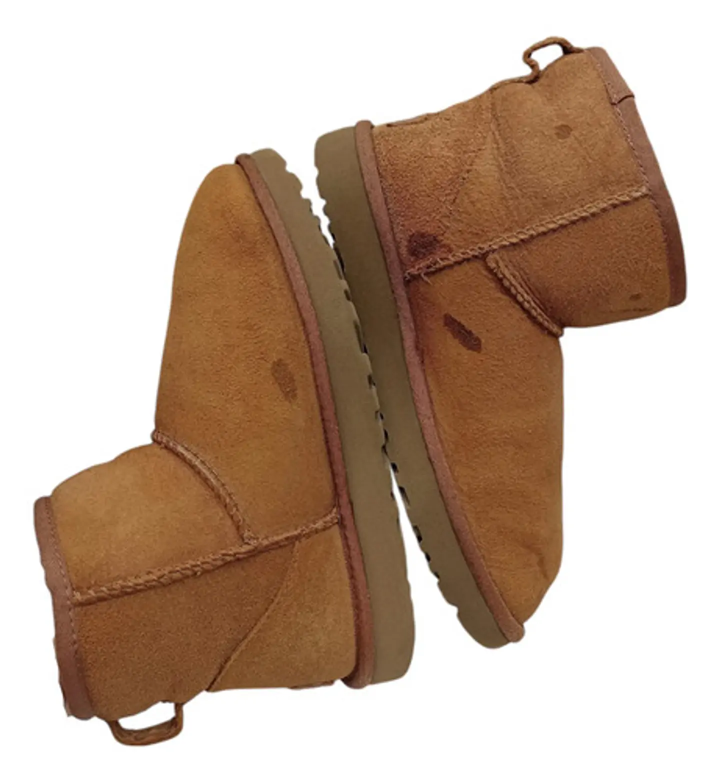 Bota UGG Classic Mini Cuero Y Lana De Oveja - Talla 36 3
