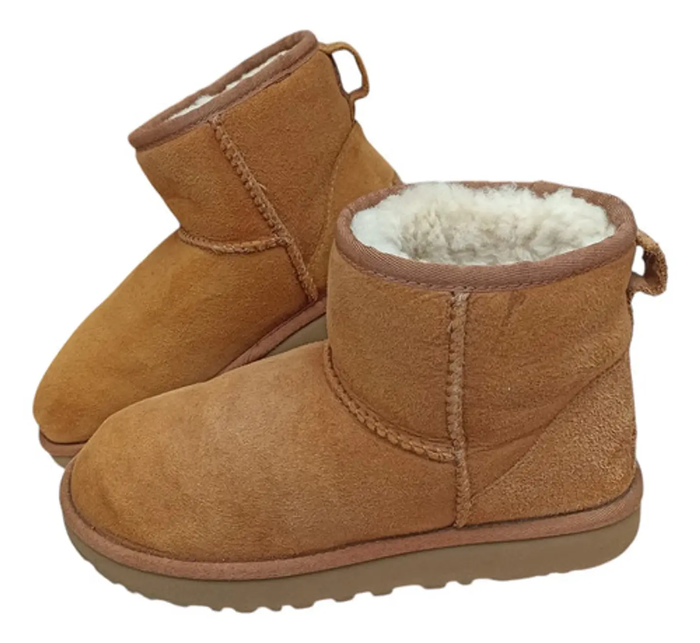Bota UGG Classic Mini Cuero Y Lana De Oveja - Talla 36 4