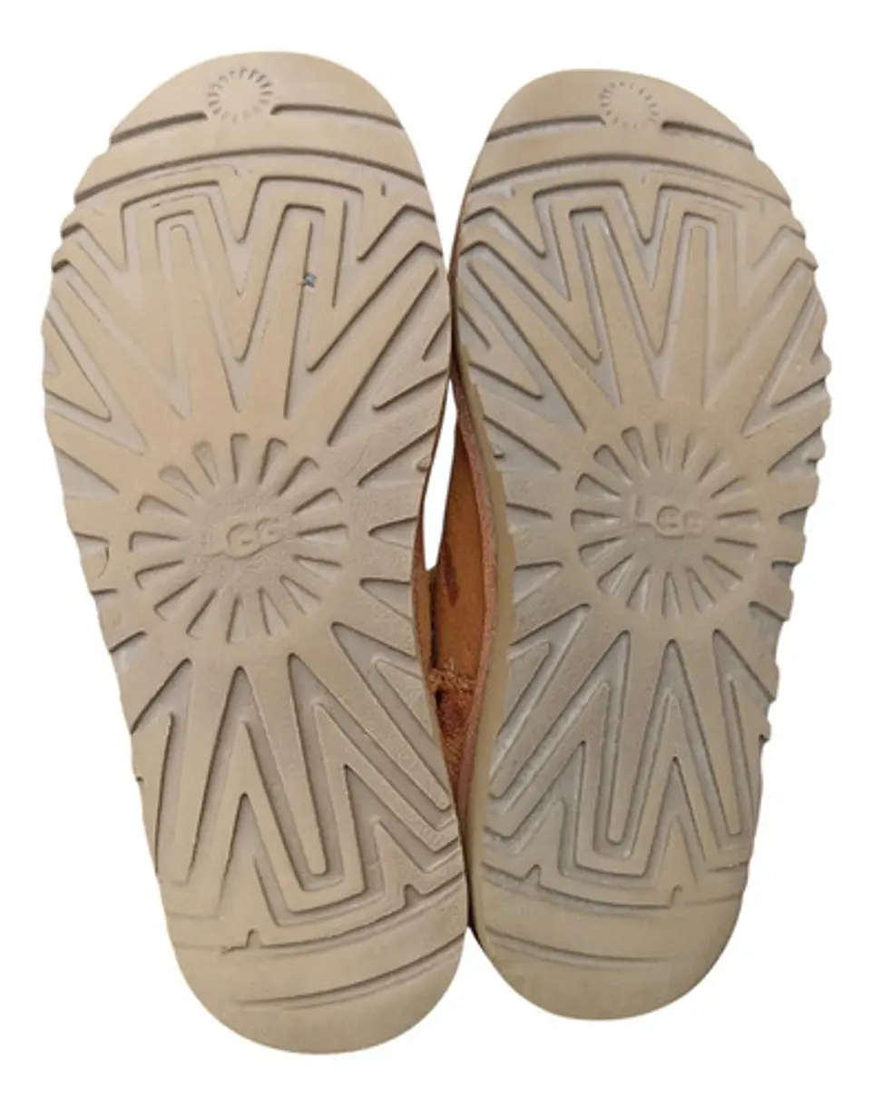 Bota UGG Classic Mini Cuero Y Lana De Oveja - Talla 36 8