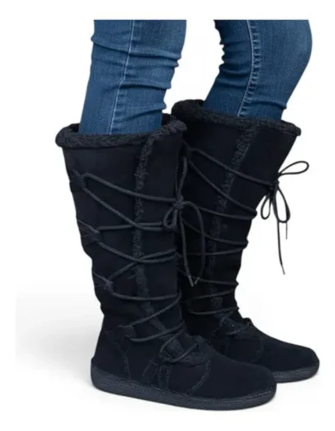 Botas Planas De Cuero Gamuza Forradas Rocket Dog - Talla 37
