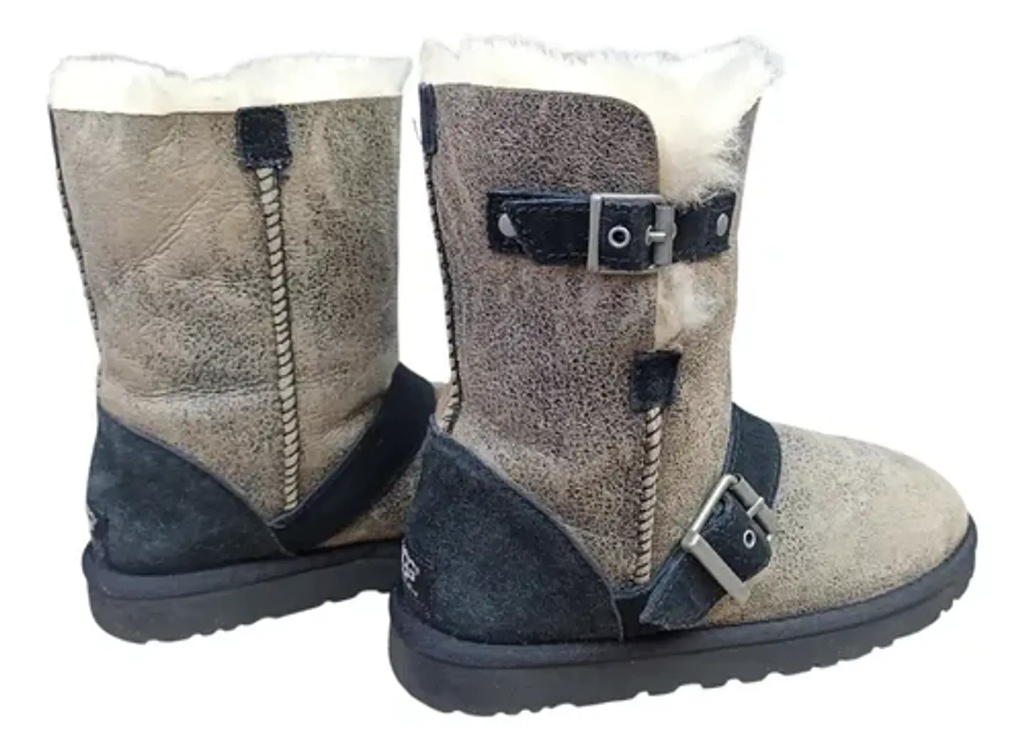 Botas UGG Dylan Cuero Y Forro De Piel De Oveja - Talla 36 2