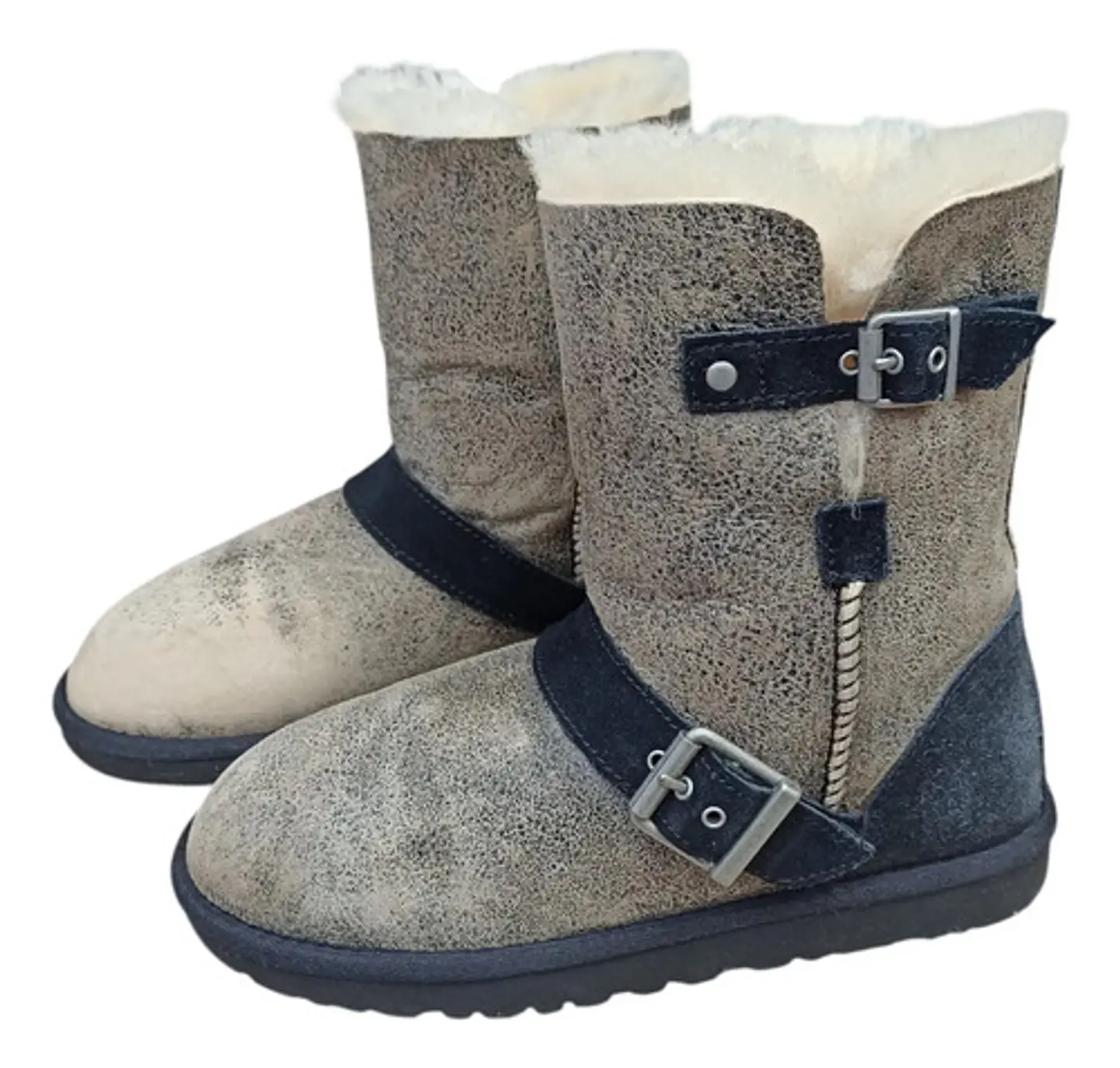 Botas UGG Dylan Cuero Y Forro De Piel De Oveja - Talla 36 4