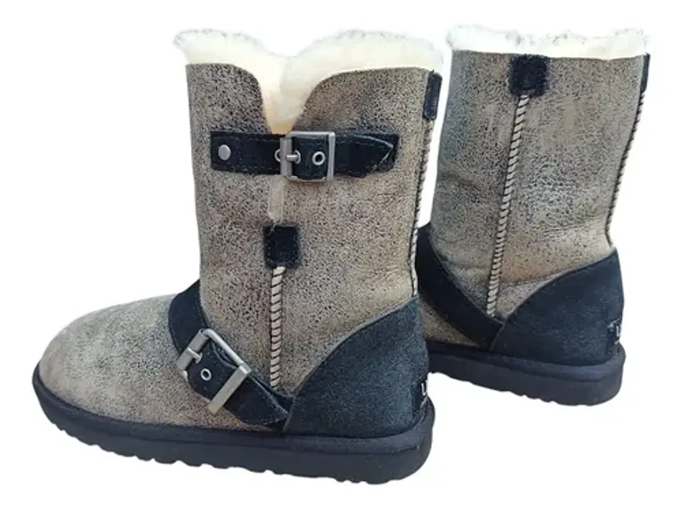Botas UGG Dylan Cuero Y Forro De Piel De Oveja - Talla 36 5