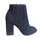 Botines Marc Fisher De Textil Brillante Taco Alto - Talla 40 - Miniatura 1