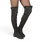 Botas Bucanera de Gamuza Elástica Semi Nueva - Talla 39  - Miniatura 1