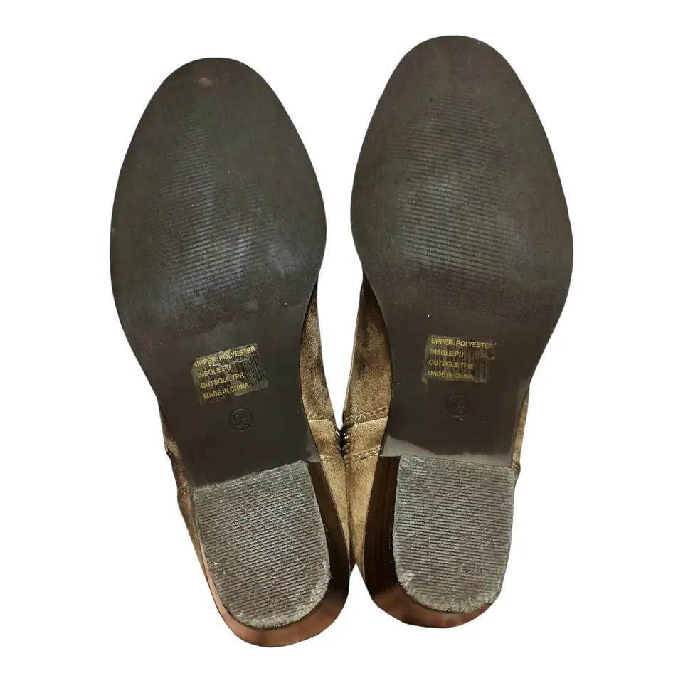Botas de Caña Ancha Hasta La Rodilla Talla 39.5 a 40 6