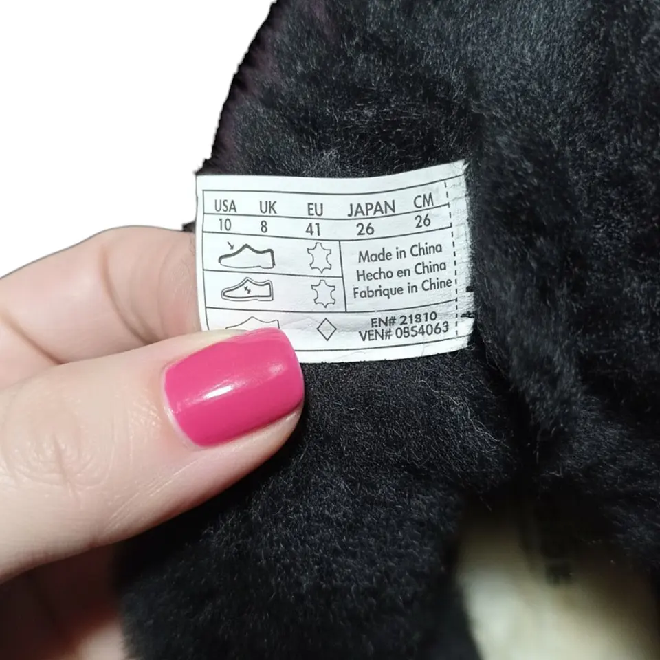 Botín Exterior e Interior de Autentica Piel de Oveja - Talla 39 8