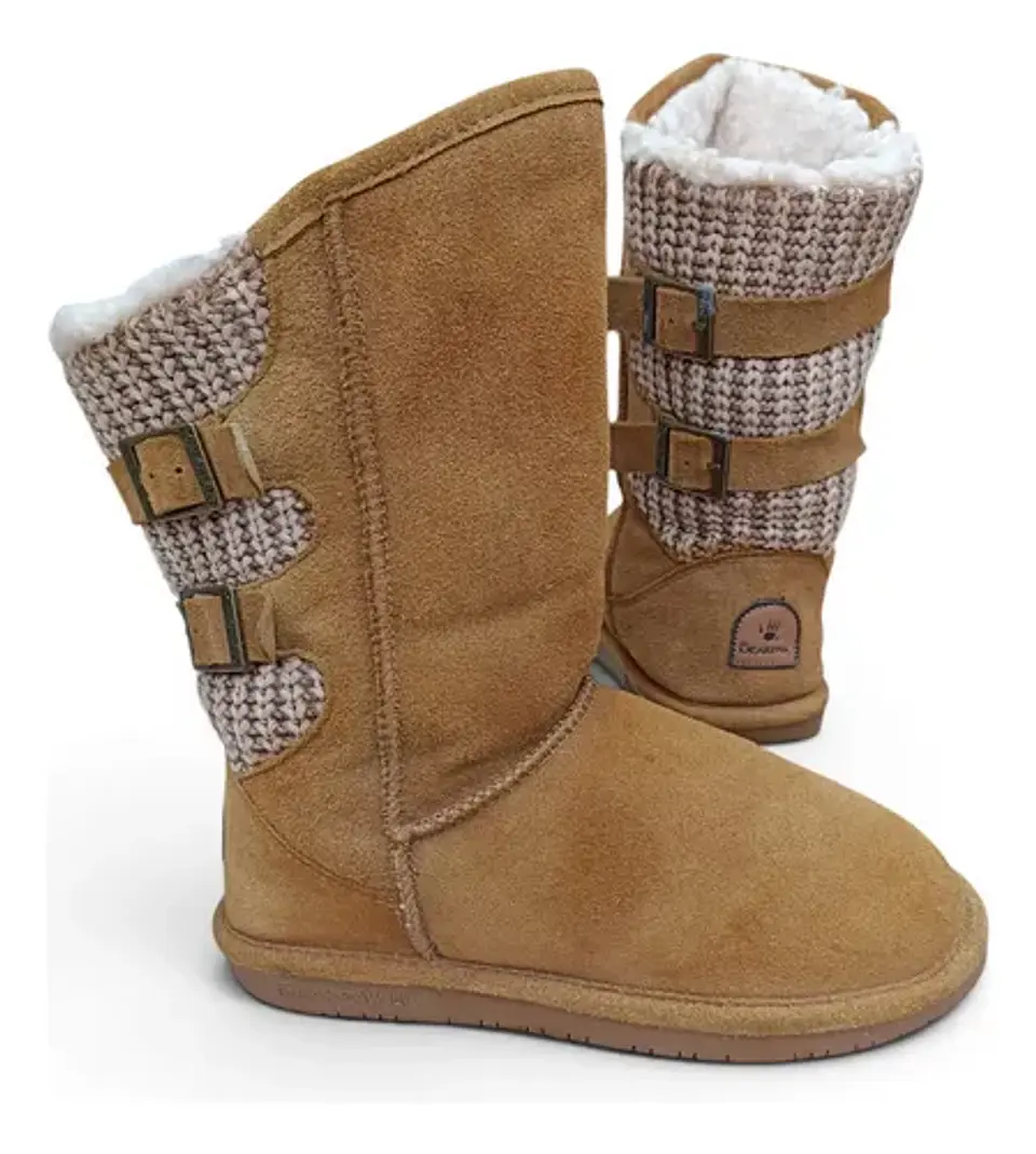Botas Bearpaw Boshie Gamuza Forradas Para Mujer Talla 38 4