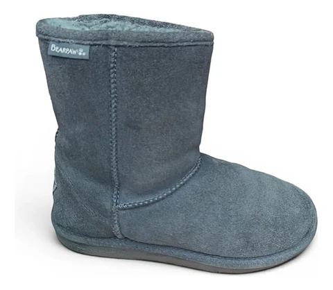 Botín Bearpaw Emma Short Gamuza Y Forro De Lana -  Talla 38