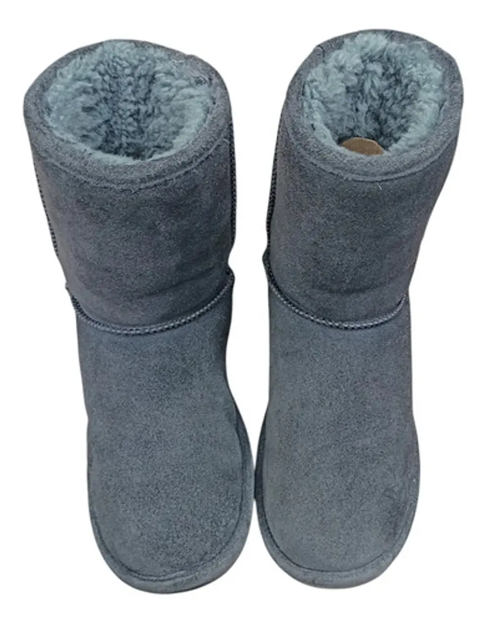 Botín Bearpaw Emma Short Gamuza Y Forro De Lana -  Talla 38 3