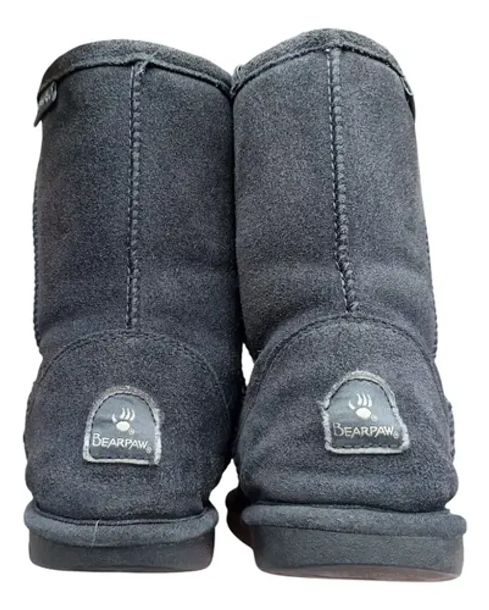 Botín Bearpaw Emma Short Gamuza Y Forro De Lana -  Talla 38 6