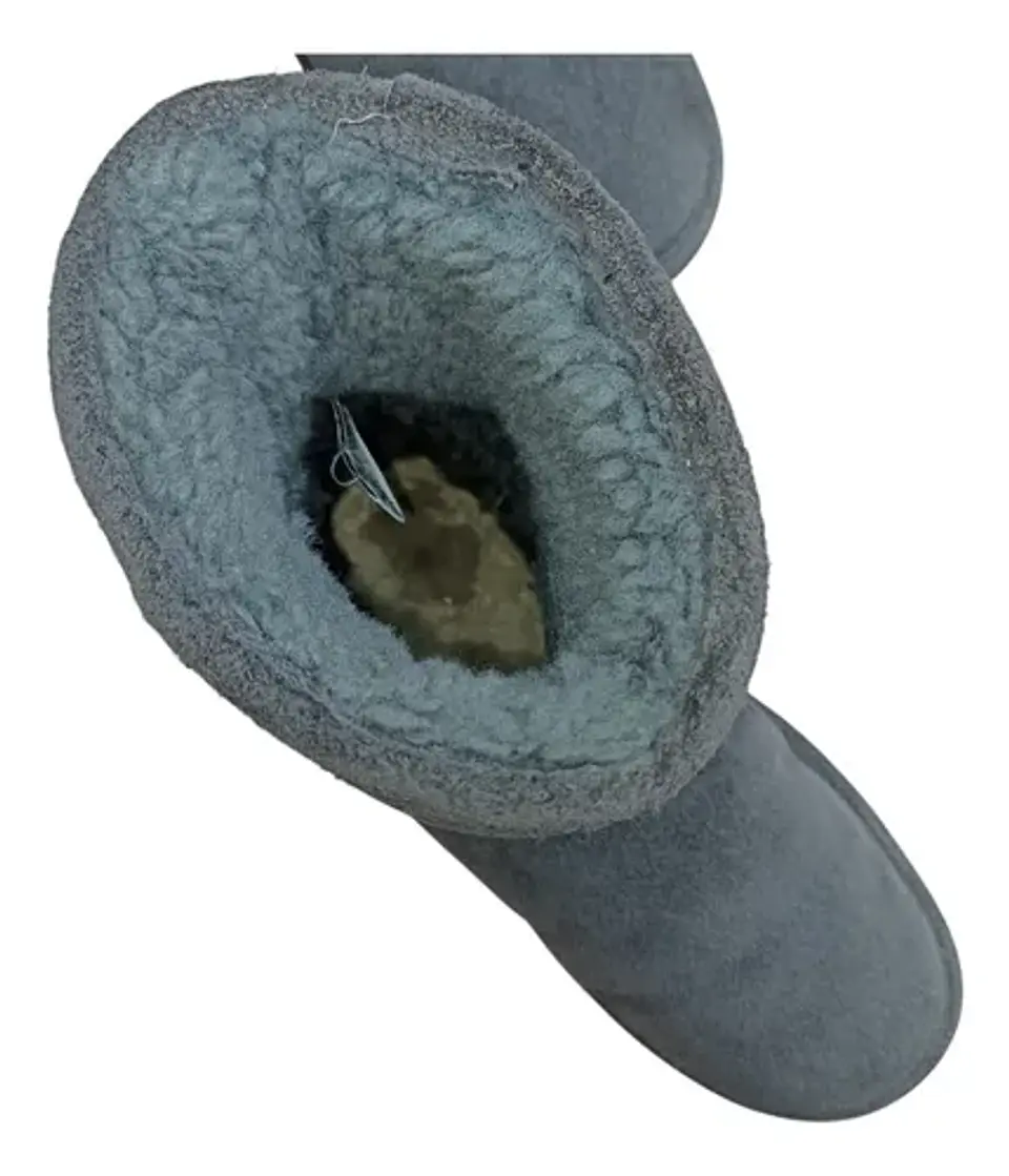 Botín Bearpaw Emma Short Gamuza Y Forro De Lana -  Talla 38 7